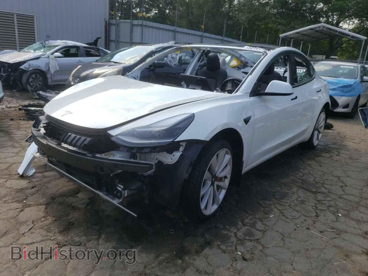 Photo 5YJ3E1EC1MF083355 - TESLA MODEL 3 2021