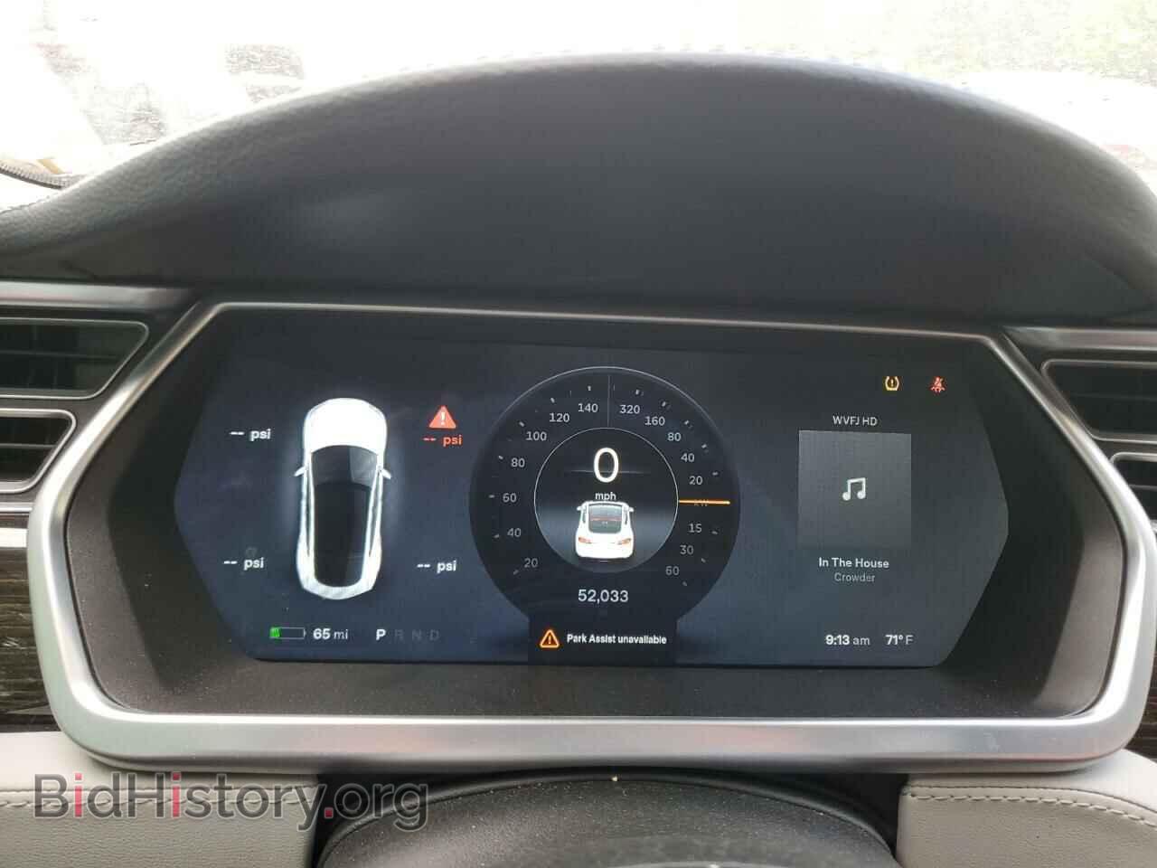2014 TESLA MODEL S - VIN: 5YJSA1H19EFP31737 - Фото 9