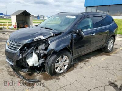 2014 Chevrolet TRAVERSE LT, black — VIN 1GNKRHKD5EJ240778, Copart