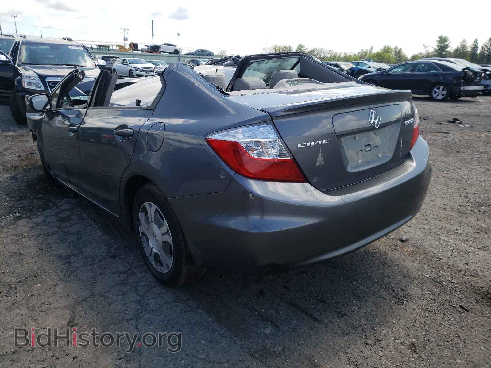 2012 HONDA CIVIC - VIN: JHMFB4F28CS007595 - Фото 3