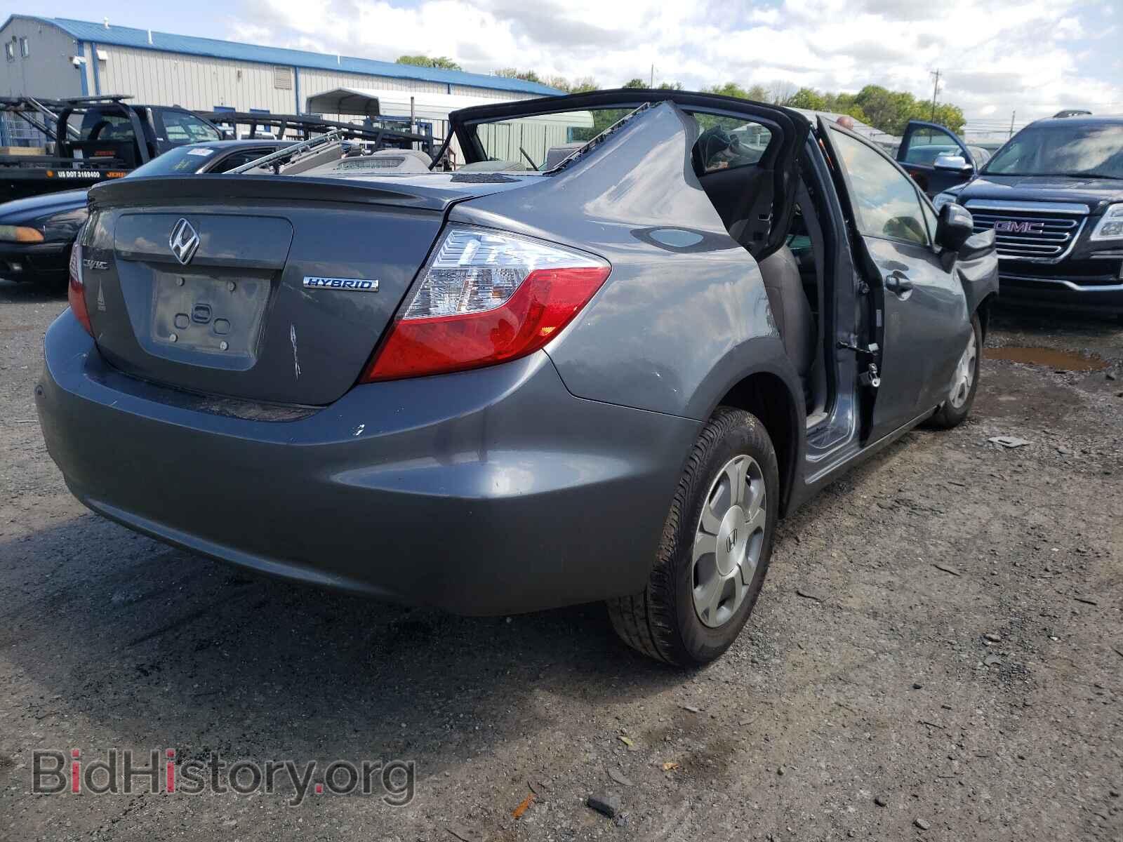 2012 HONDA CIVIC - VIN: JHMFB4F28CS007595 - Фото 4