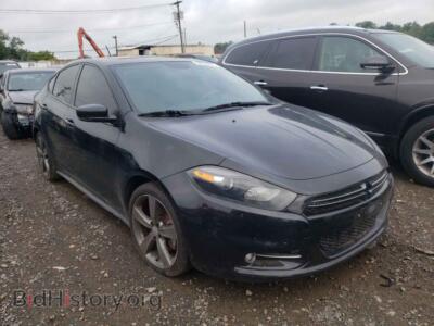 2015 Dodge DART Dart GT, черный — VIN 1C3CDFEB8FD118981, Copart