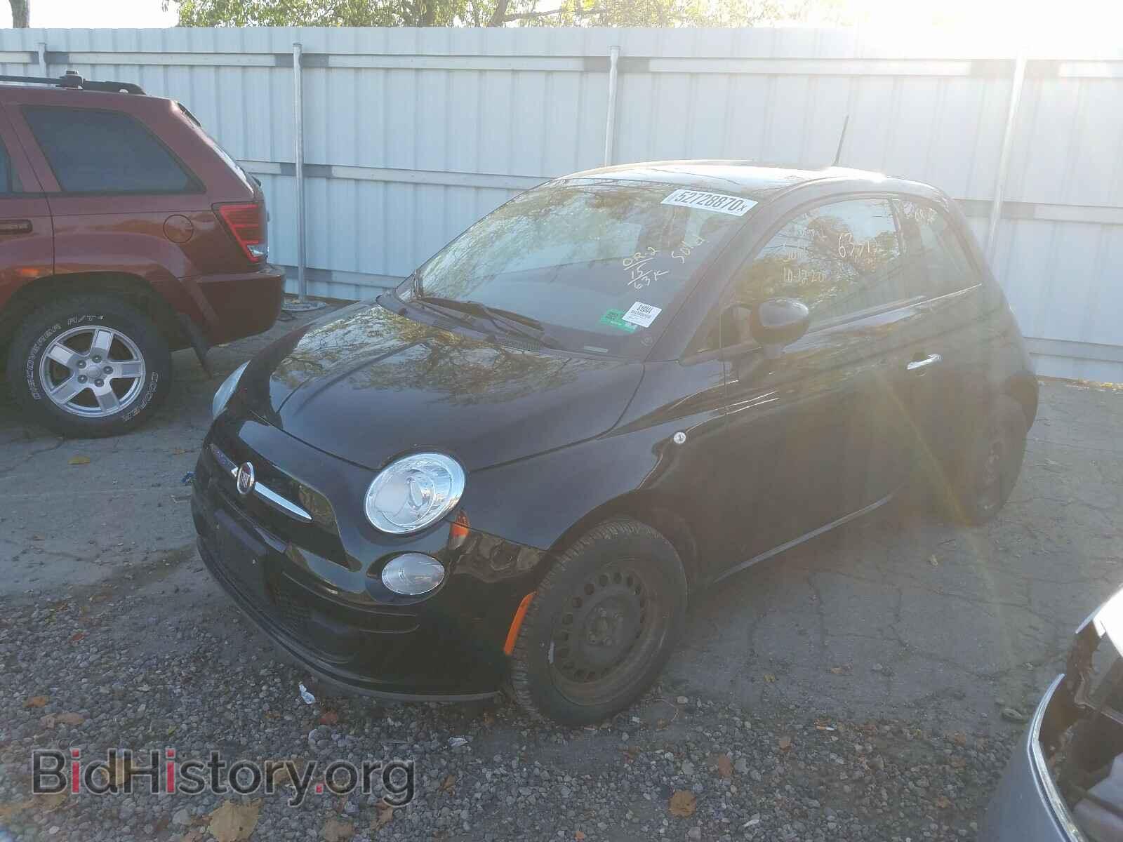 2015 FIAT 500 - VIN: 3C3CFFARXFT750159 - Фото 2