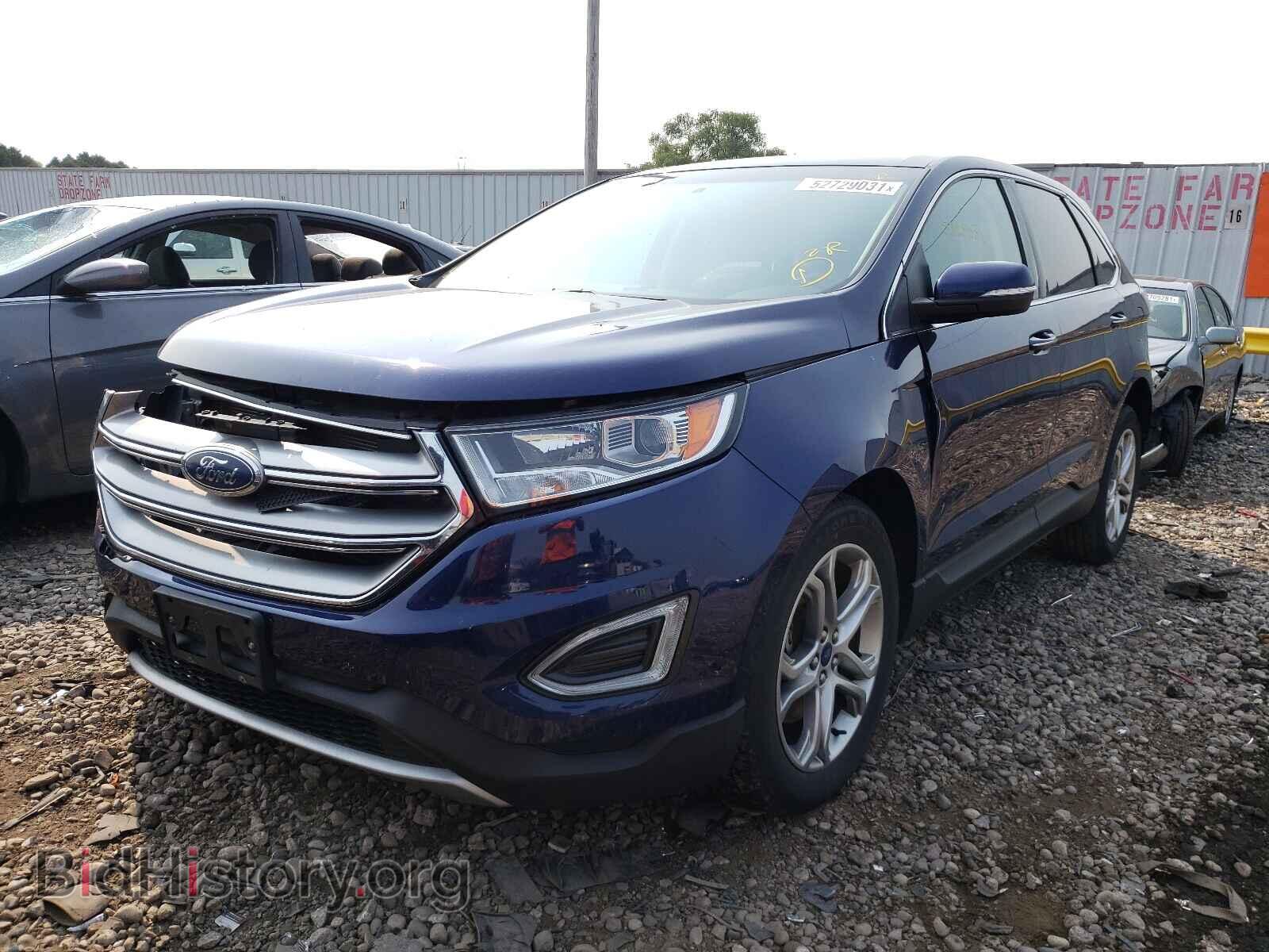 2016 FORD EDGE - VIN: 2FMPK4K98GBB12416 - Фото 2