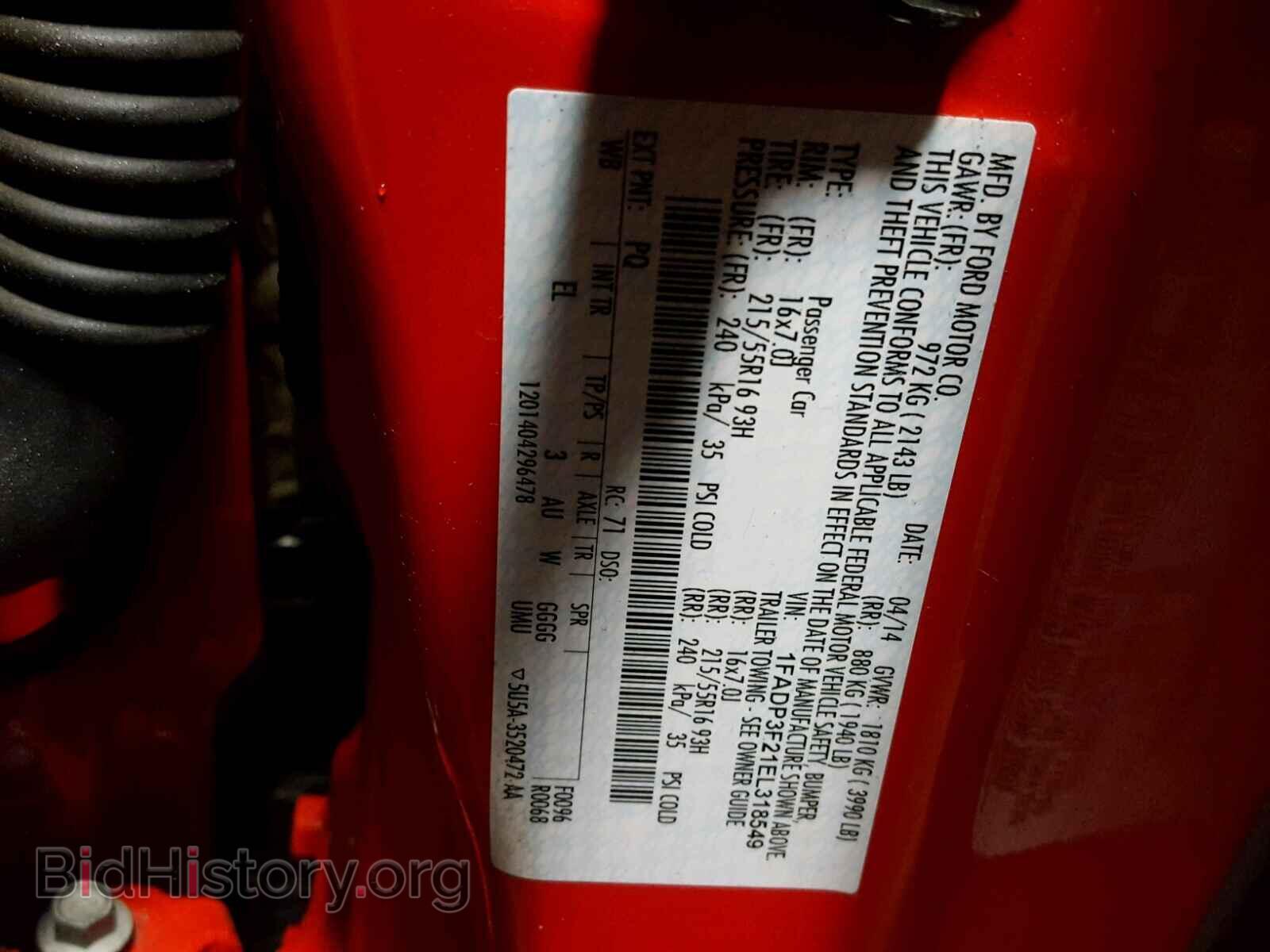 2014 FORD FOCUS - VIN: 1FADP3F21EL318549 - Photo 10
