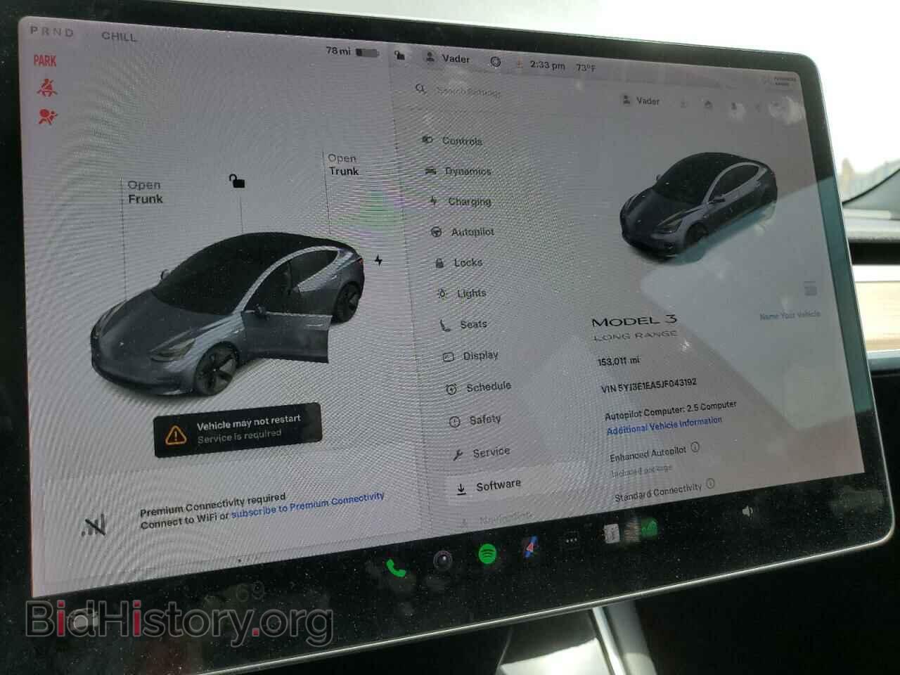 2018 TESLA MODEL 3 - VIN: 5YJ3E1EA5JF043192 - Photo 9