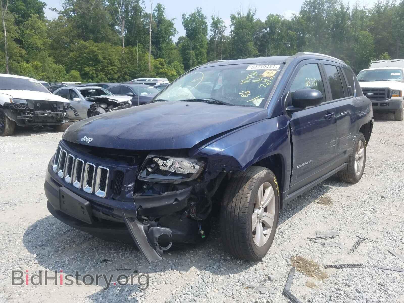 2016 JEEP COMPASS - VIN: 1C4NJDBB4GD756233 - Фото 2