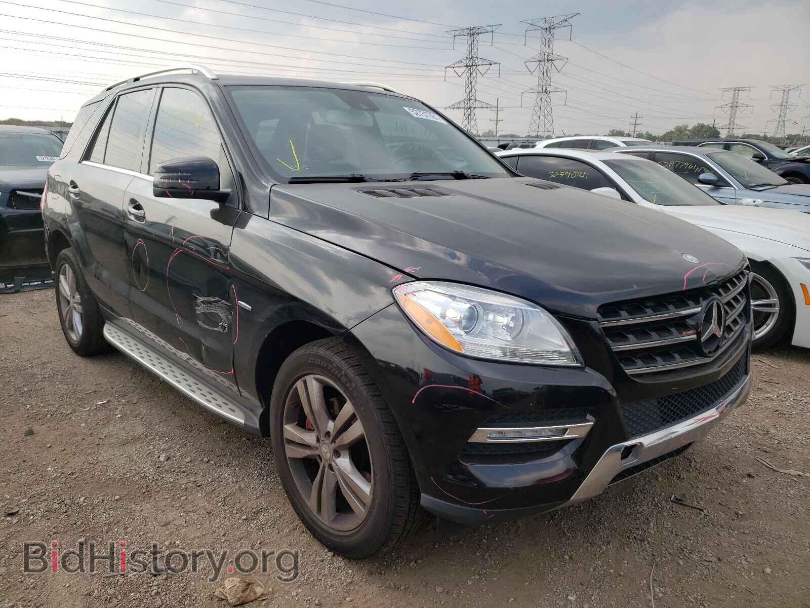 Photo 4JGDA2EB1CA068080 - MERCEDES-BENZ M-CLASS 2012