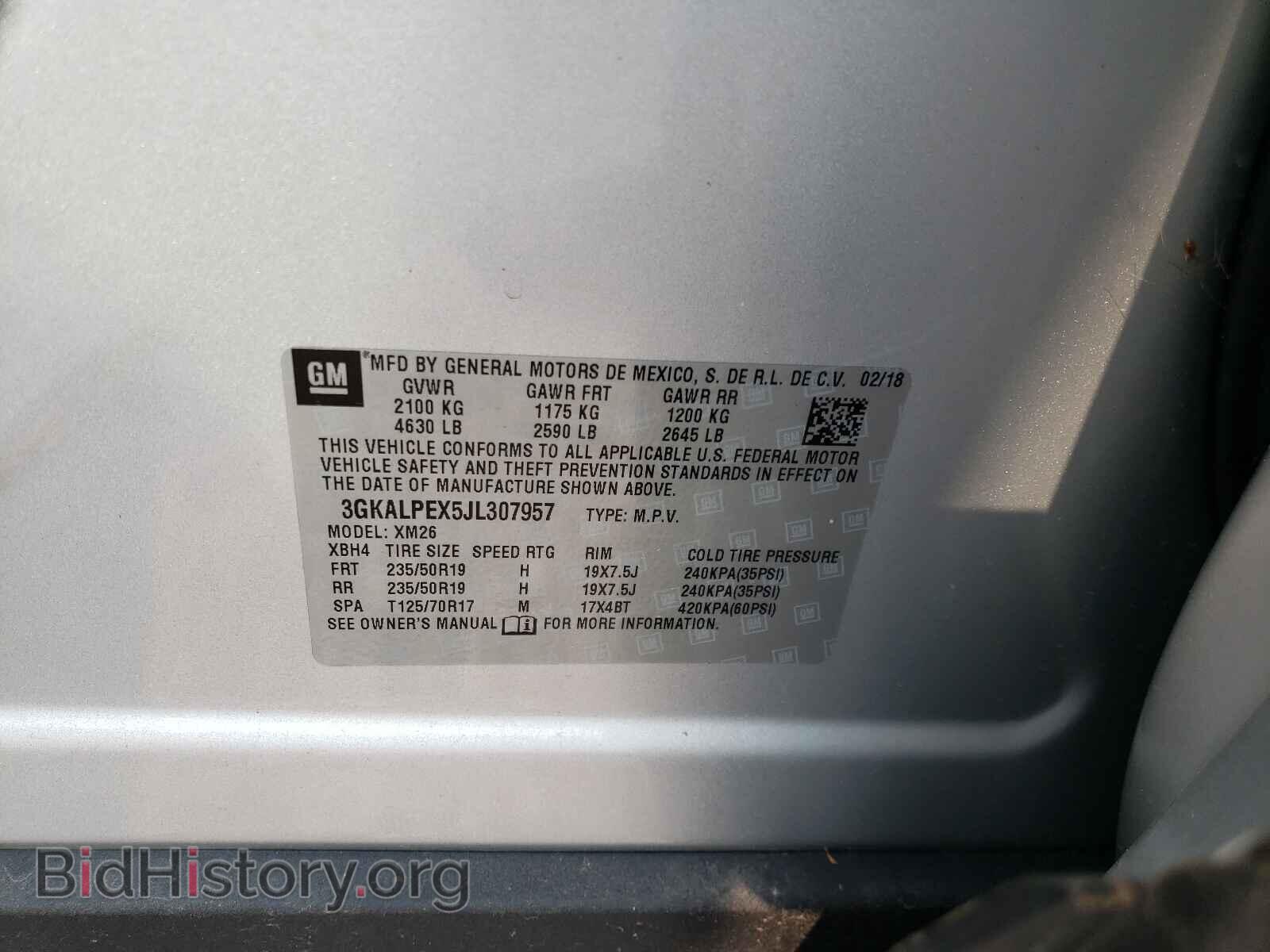 2018 GMC TERRAIN - VIN: 3GKALPEX5JL307957 - Фото 10