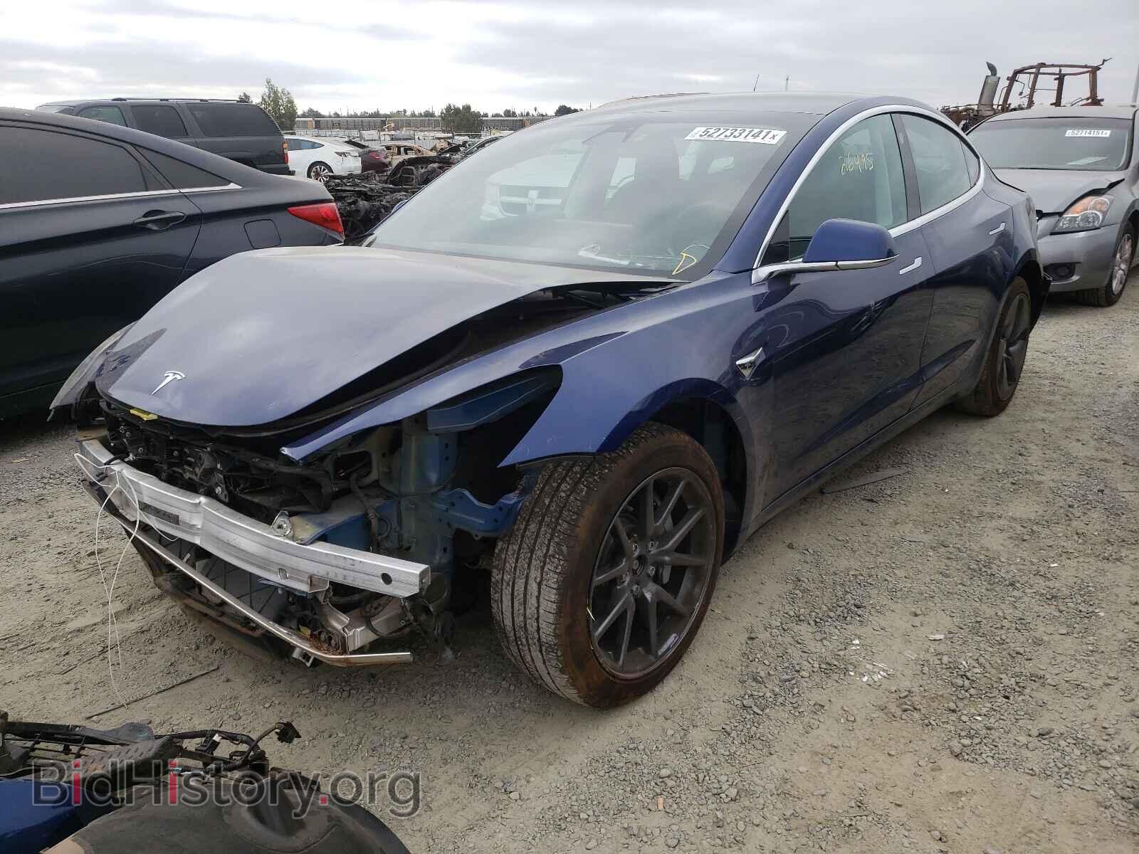 2019 TESLA MODEL 3 - VIN: 5YJ3E1EB2KF452583 - Фото 2