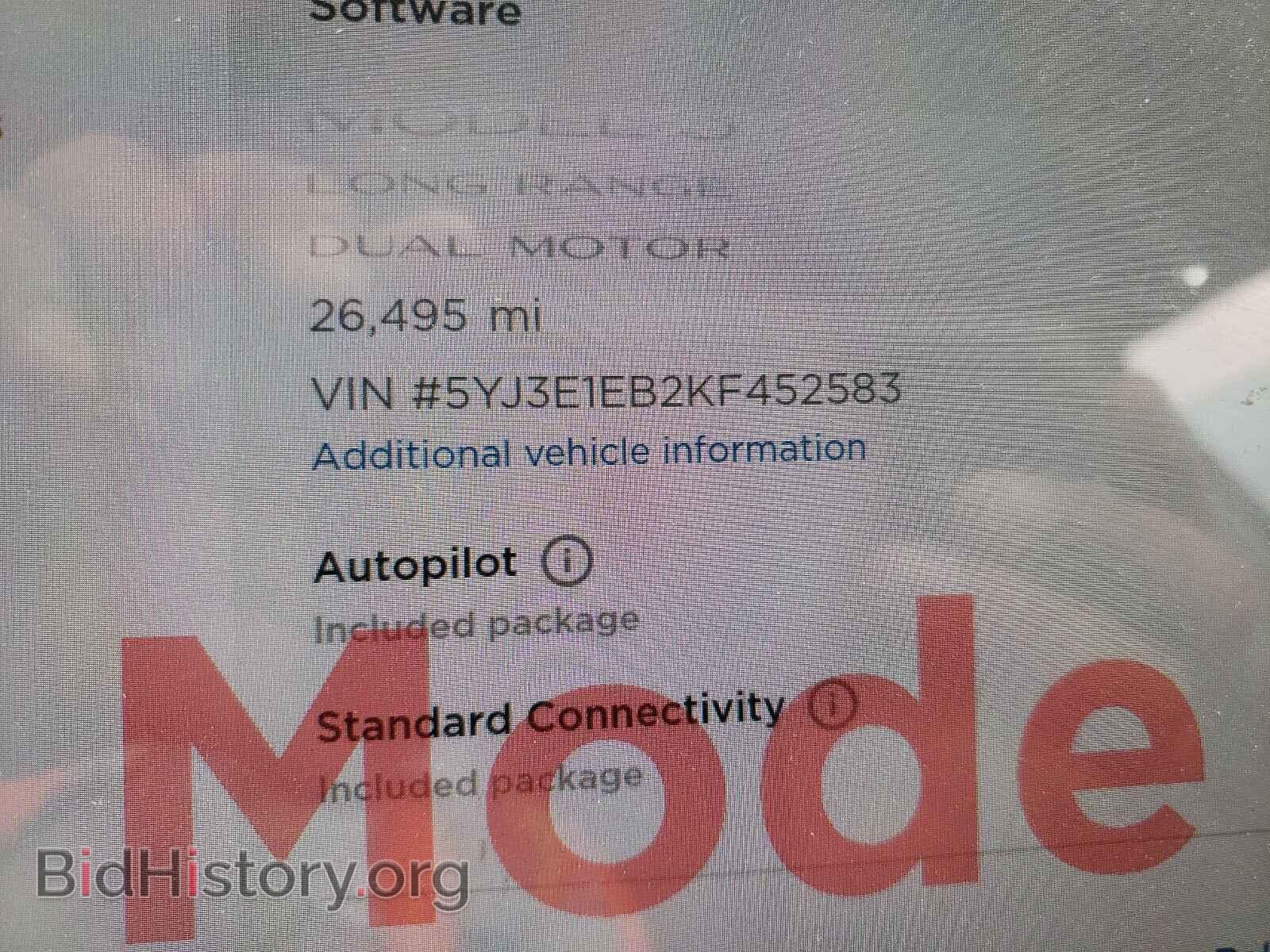 2019 TESLA MODEL 3 - VIN: 5YJ3E1EB2KF452583 - Фото 9