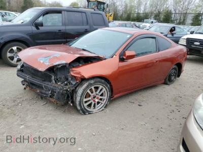 2006 Acura RSX, orange — VIN JH4DC54826S015374, Copart