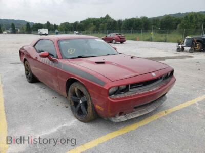 2009 Dodge CHALLENGER, темно-бордовый — VIN 2B3LJ54T49H520773, Copart