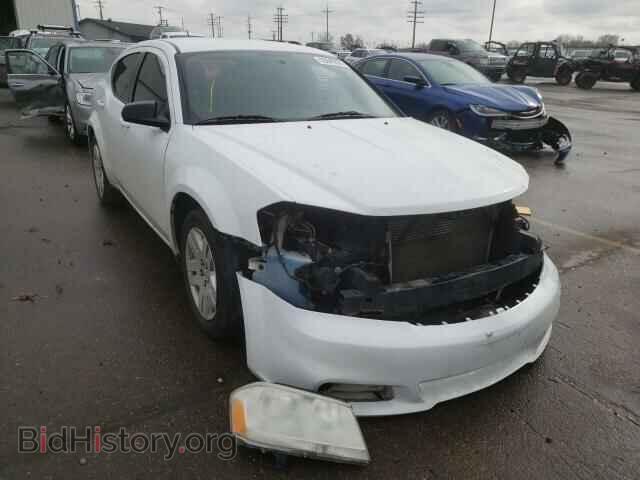 Photo 1C3CDZAB6CN221457 - DODGE AVENGER 2012