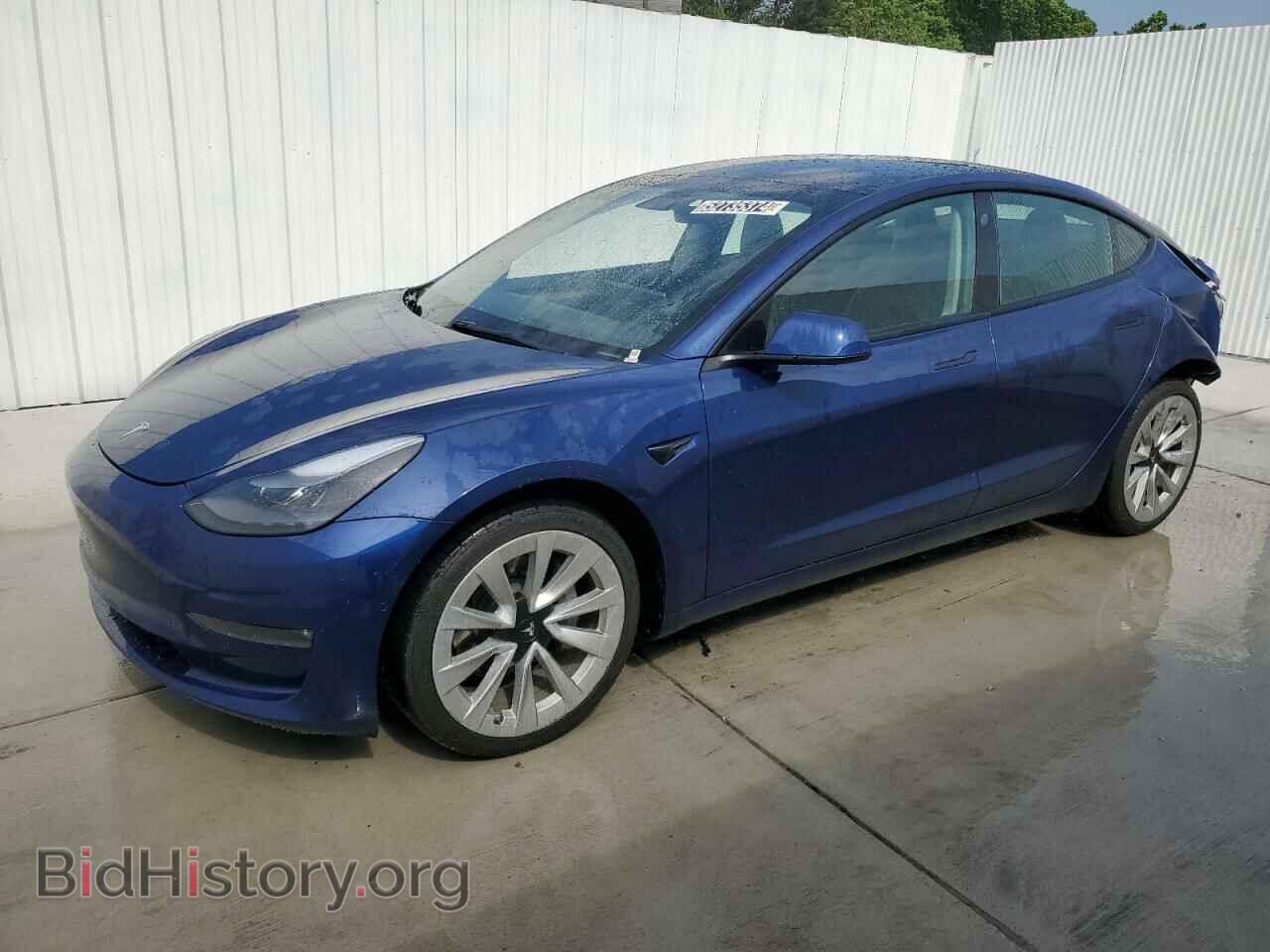 Photo 5YJ3E1EB0NF189224 - TESLA MODEL 3 2022