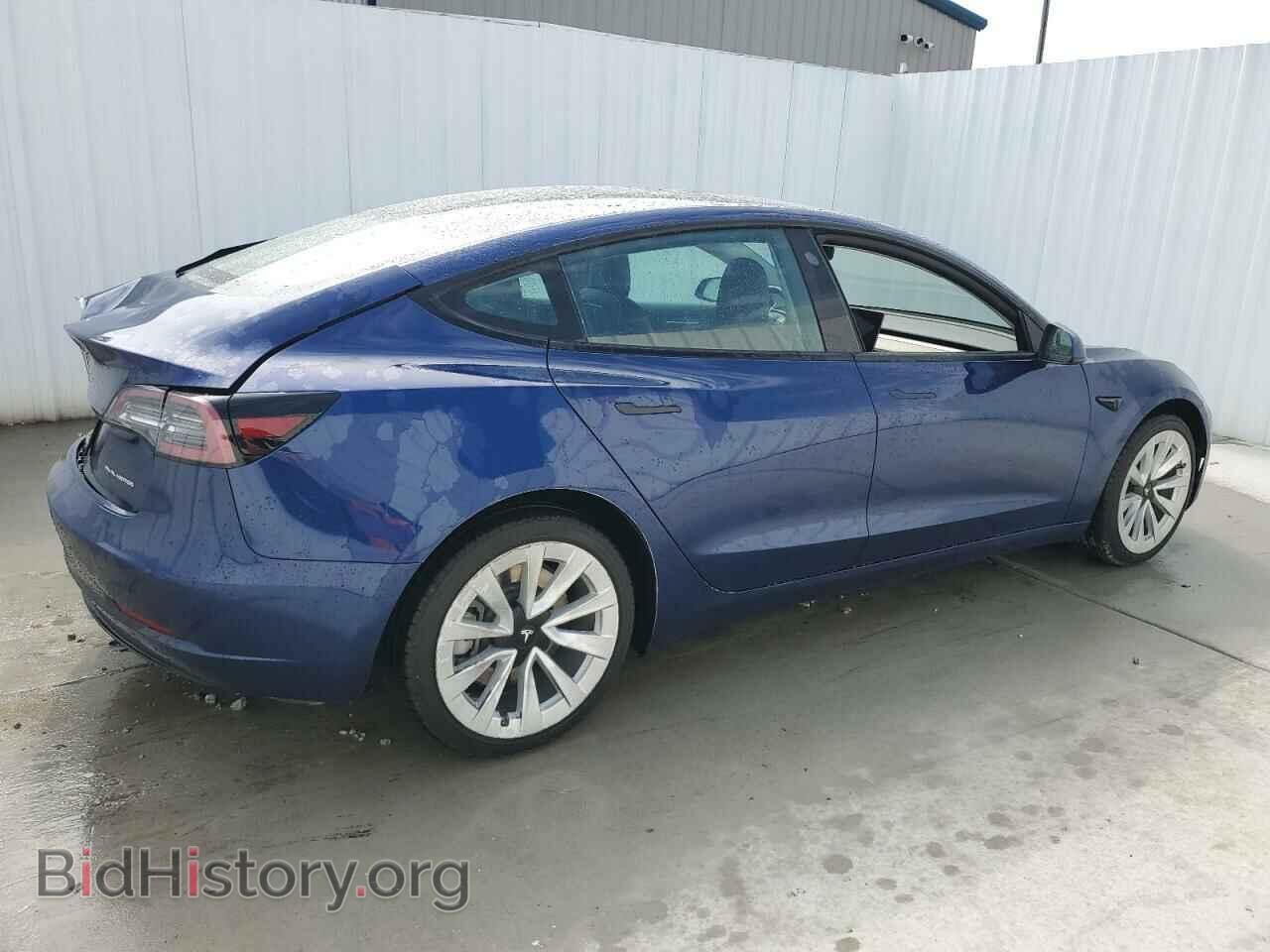 2022 TESLA MODEL 3 - VIN: 5YJ3E1EB0NF189224 - Фото 3