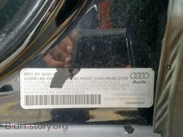 2009 AUDI A4 - VIN: WAULF78K09N062005 - Фото 10