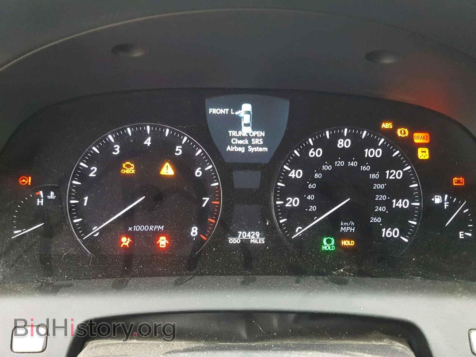 2010 LEXUS LS460 - VIN: JTHBL5EF9A5094635 - Фото 8