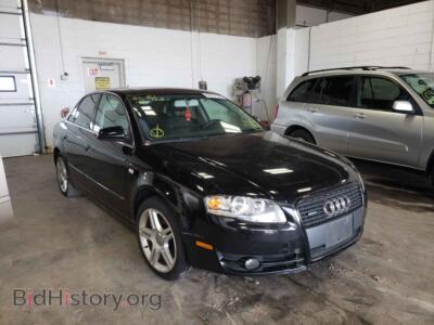 2007 Audi A4 A4 2.0T QU, black — VIN WAUDF78E67A219068, Copart