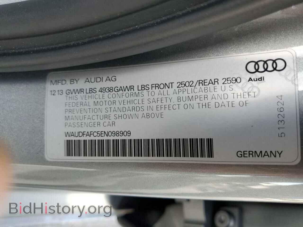 2014 AUDI A6 - VIN: WAUDFAFC5EN098909 - Фото 10