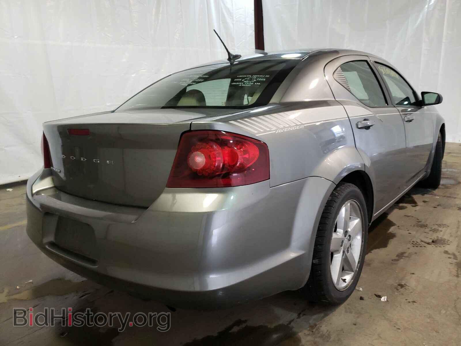 2013 DODGE AVENGER - VIN: 1C3CDZAB6DN665214 - Фото 4