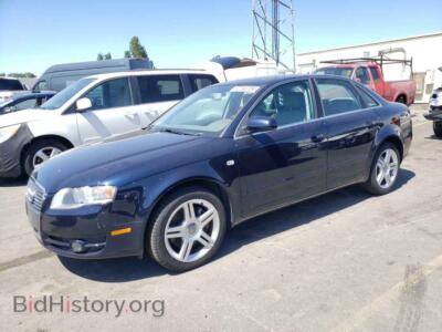 2007 Audi A4 2, синий — VIN WAUAF78E97A062977, Copart