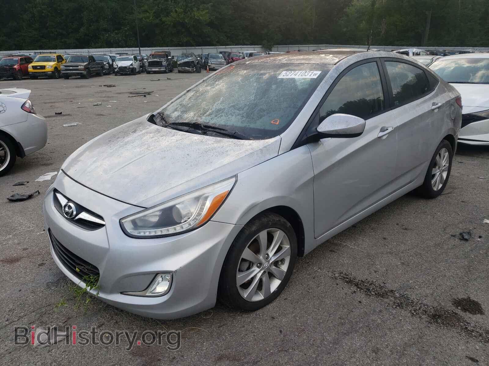 2014 HYUNDAI ACCENT - VIN: KMHCU4AE4EU717001 - Фото 2
