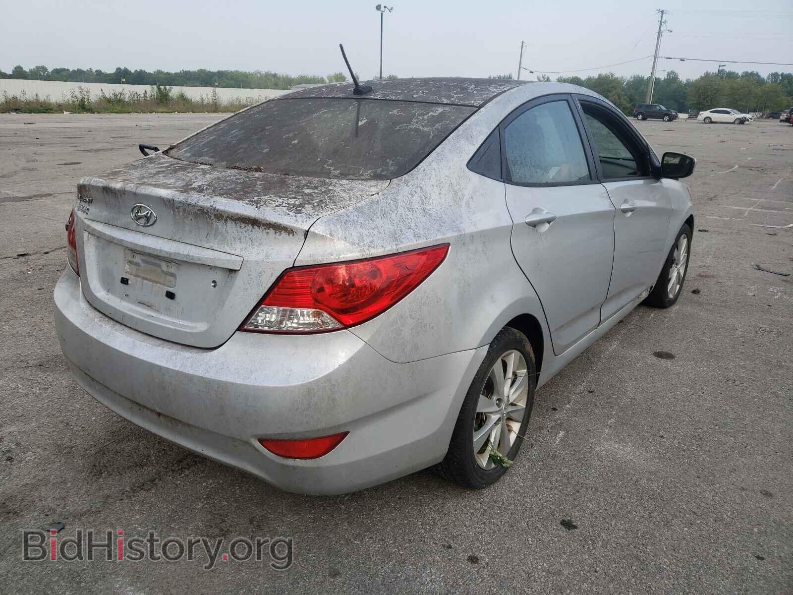 2014 HYUNDAI ACCENT - VIN: KMHCU4AE4EU717001 - Фото 4