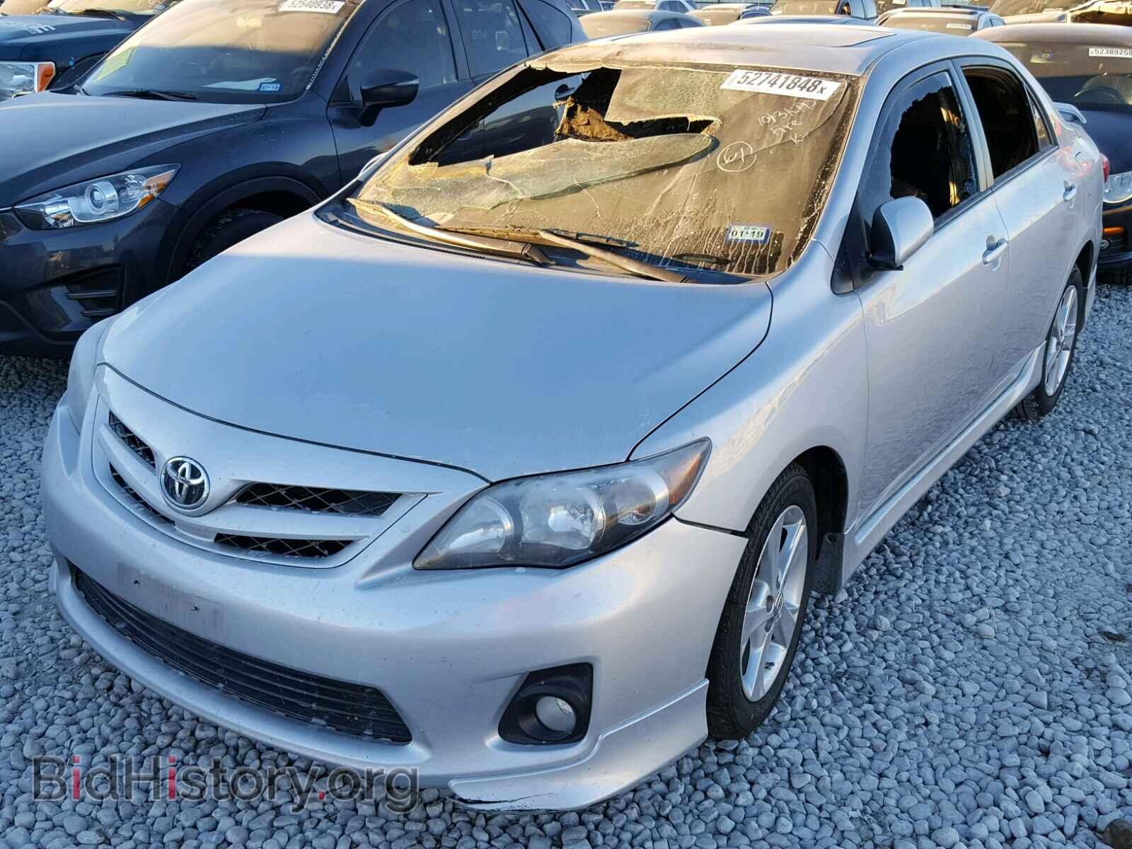 2011 TOYOTA COROLLA BA - VIN: 2T1BU4EE9BC724805 - Фото 2
