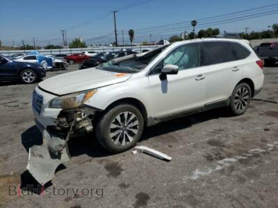 2016 Subaru OUTBACK 2.5I Limited, white — VIN 4S4BSAJC6G3247528, Copart