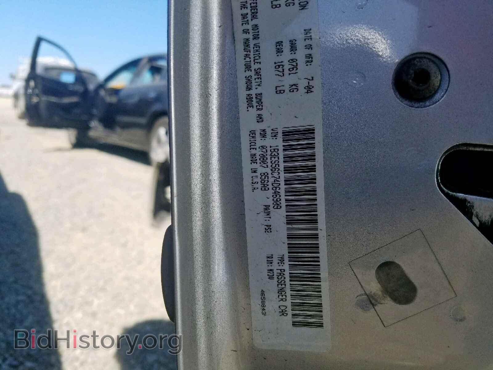2004 DODGE NEON - VIN: 1B3ES56C74D646909 - Фото 10