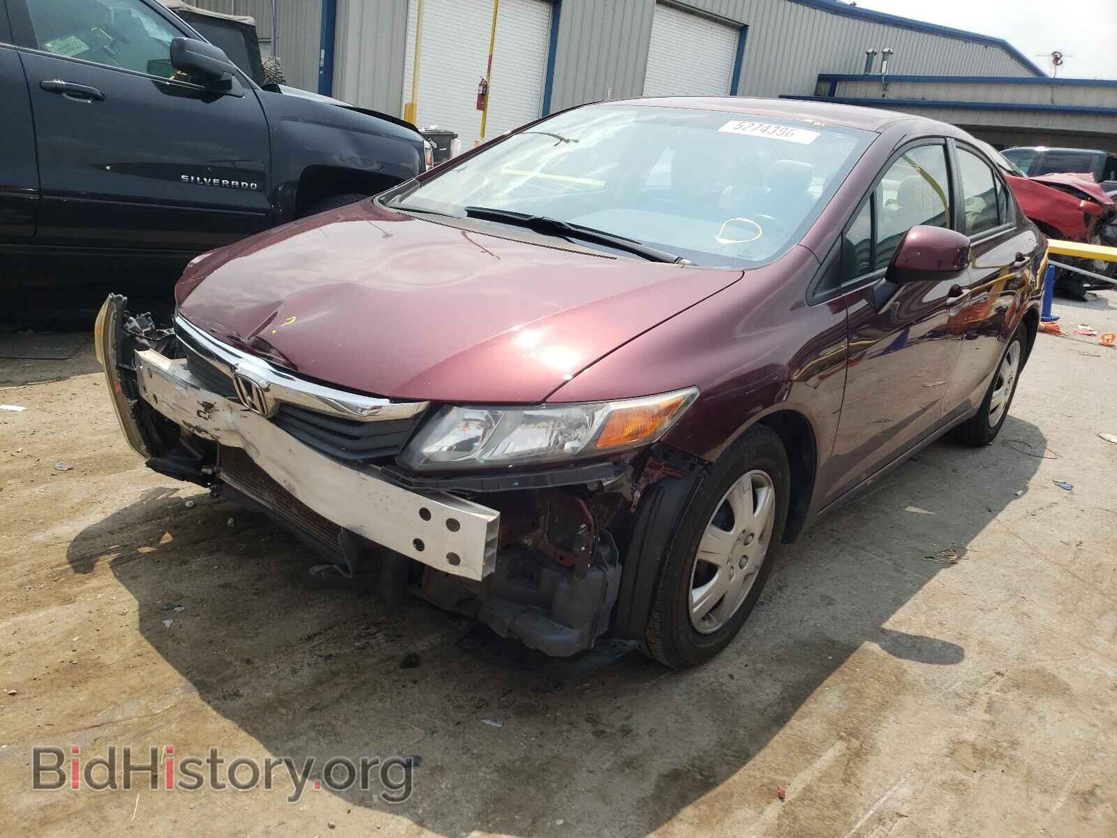 2012 HONDA CIVIC - VIN: 19XFB2F52CE033256 - Фото 2