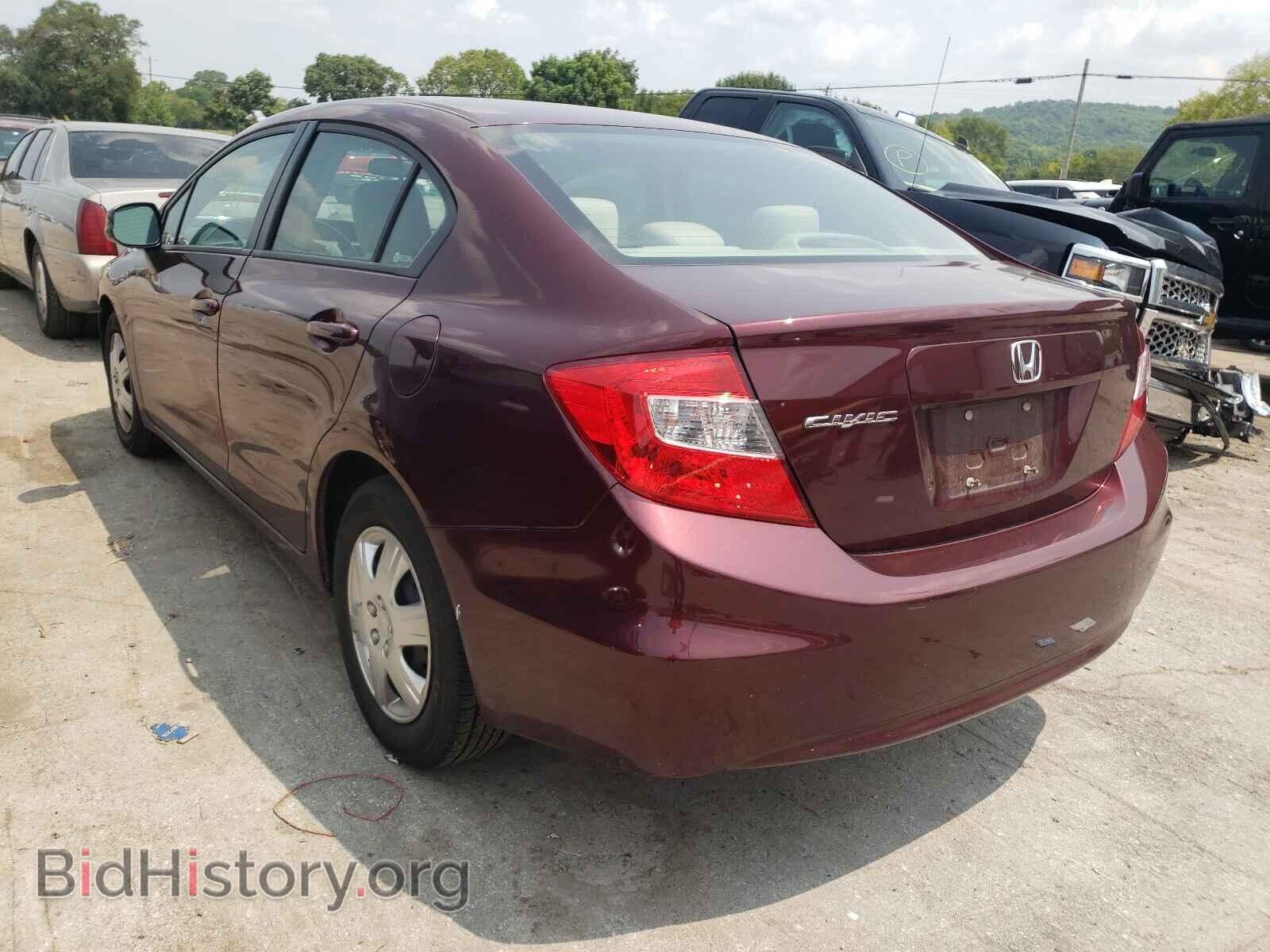 2012 HONDA CIVIC - VIN: 19XFB2F52CE033256 - Фото 3