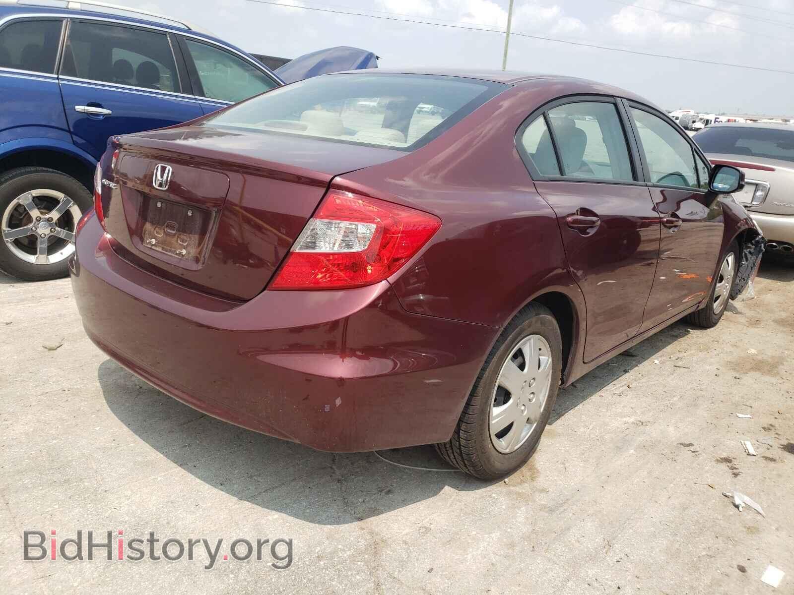 2012 HONDA CIVIC - VIN: 19XFB2F52CE033256 - Фото 4
