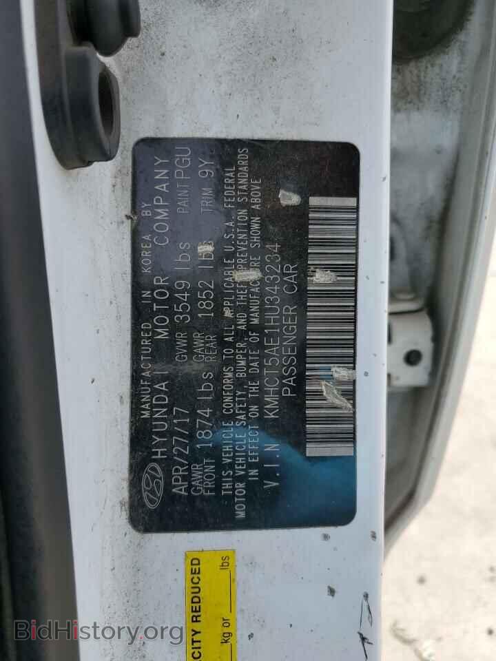 2017 HYUNDAI ACCENT - VIN: KMHCT5AE1HU343234 - Фото 13