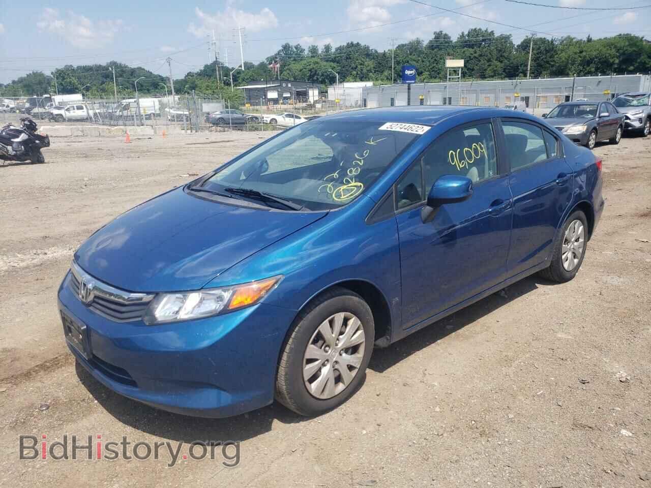 2012 HONDA CIVIC - VIN: 19XFB2F51CE329482 - Фото 2