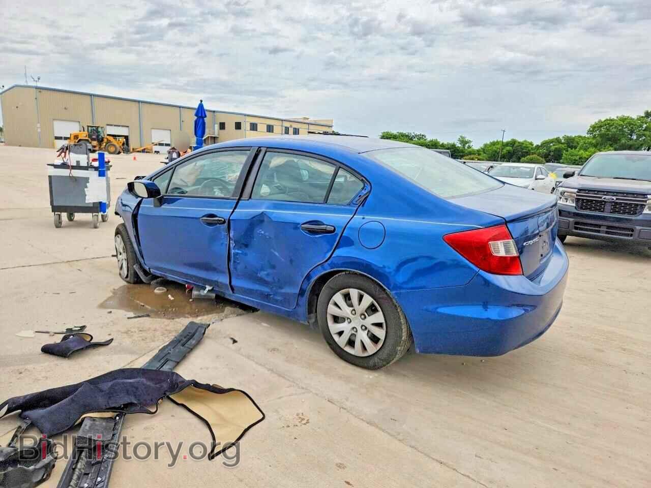 2012 HONDA CIVIC - VIN: 2HGFB2F57CH533080 - Фото 2