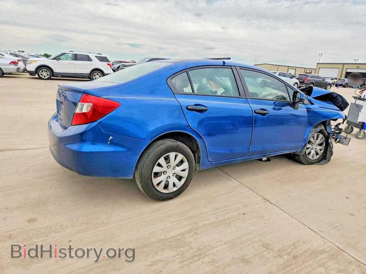 2012 HONDA CIVIC - VIN: 2HGFB2F57CH533080 - Фото 3