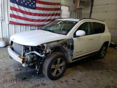 2017 Jeep COMPASS Latitude, белый — VIN 1C4NJDEB4HD153814, Copart