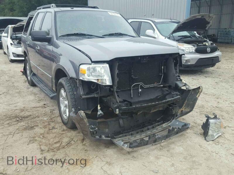 2011 Ford EXPEDITION (VIN 1FMJU1J54BEF55365) — photo 1 of 10, Copart, damage: front end