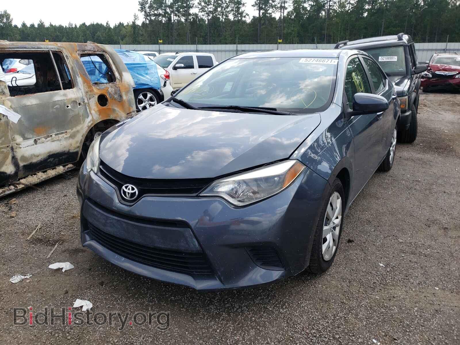 2014 TOYOTA COROLLA - VIN: 2T1BURHE5EC215629 - Фото 2