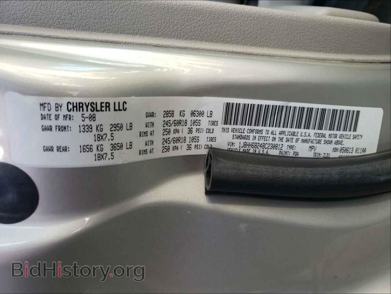 2008 JEEP COMMANDER - VIN: 1J8HH68248C230812 - Фото 10