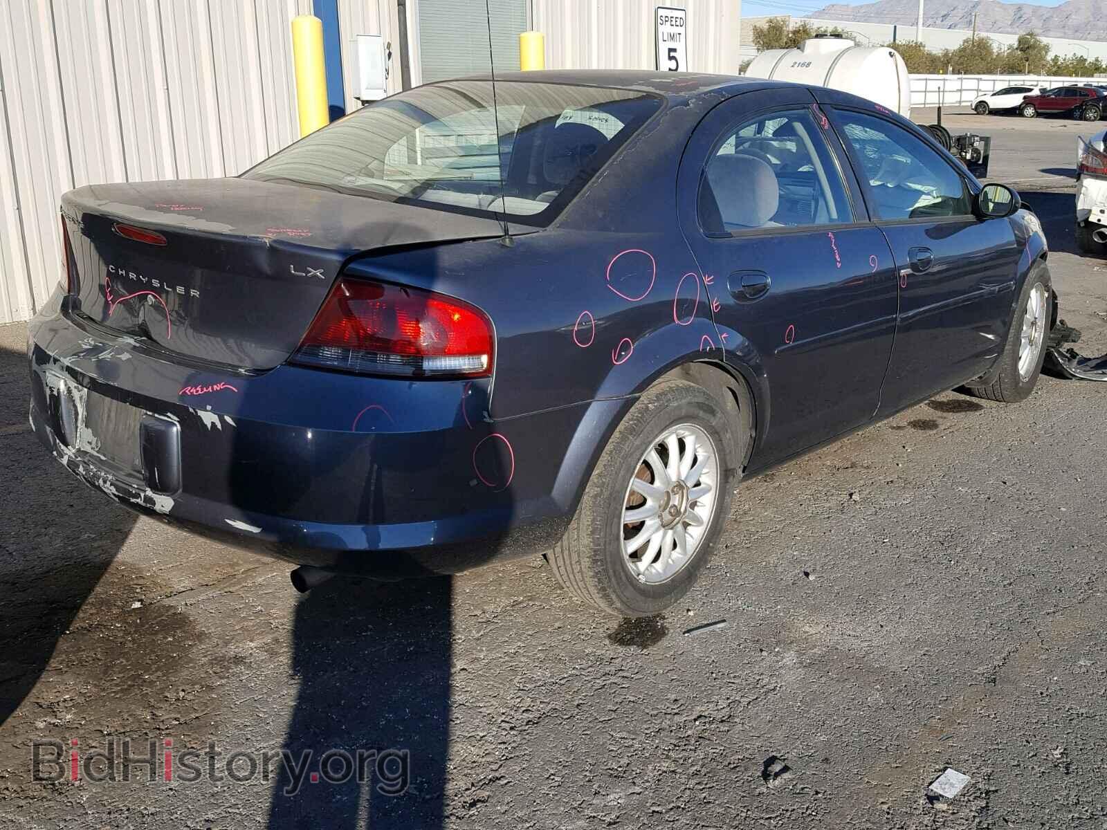 2003 CHRYSLER SEBRING - VIN: 1C3EL46X93N501988 - Фото 4