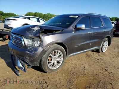 2015 Dodge DURANGO CITADEL, серый — VIN 1C4RDJEG6FC801966, Copart