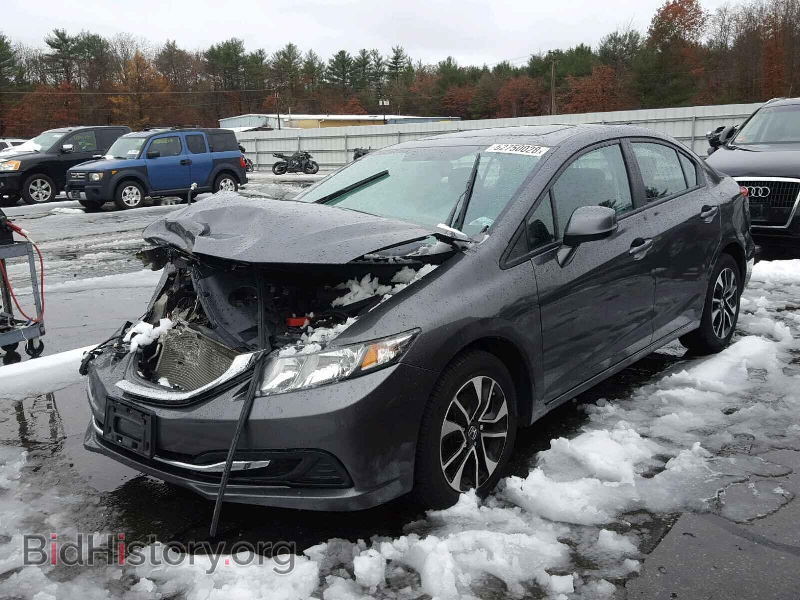 2013 HONDA CIVIC - VIN: 2HGFB2F8XDH525342 - Фото 2