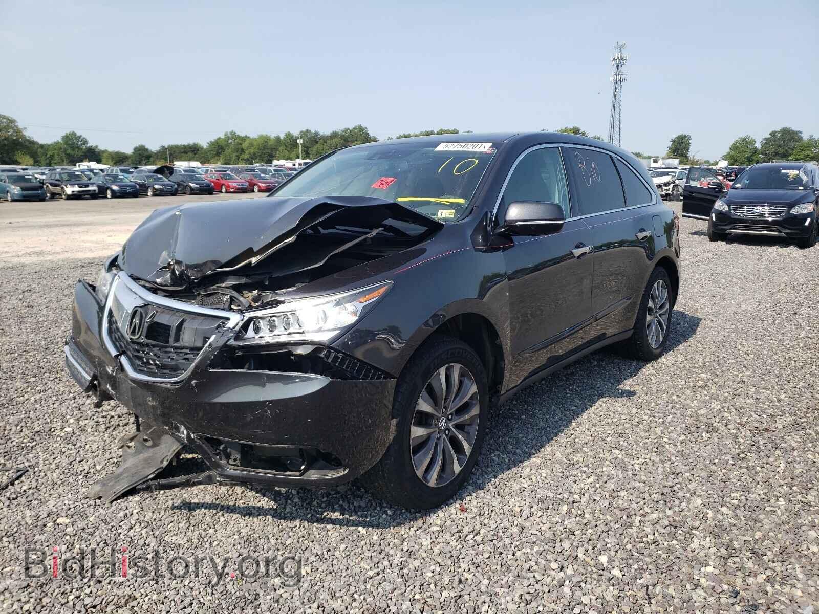 2015 ACURA MDX - VIN: 5FRYD4H40FB025009 - Фото 2