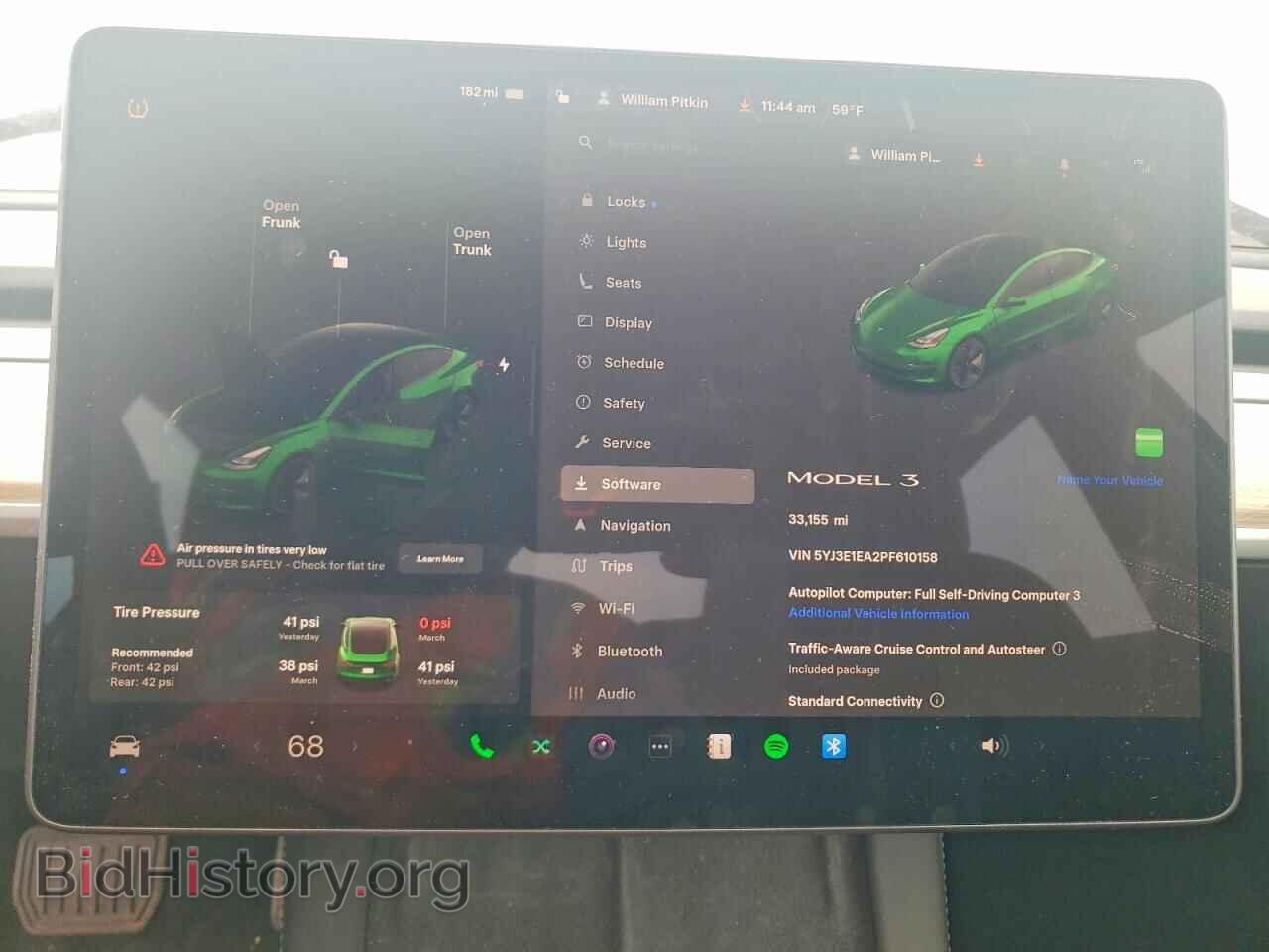 2023 TESLA MODEL 3 - VIN: 5YJ3E1EA2PF610158 - Фото 9