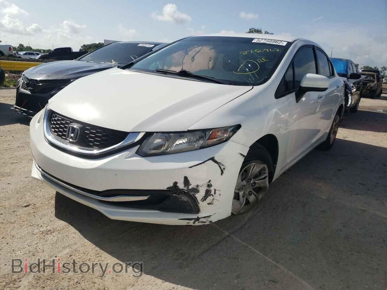 2014 HONDA CIVIC - VIN: 2HGFB2F50EH543761 - Фото 2