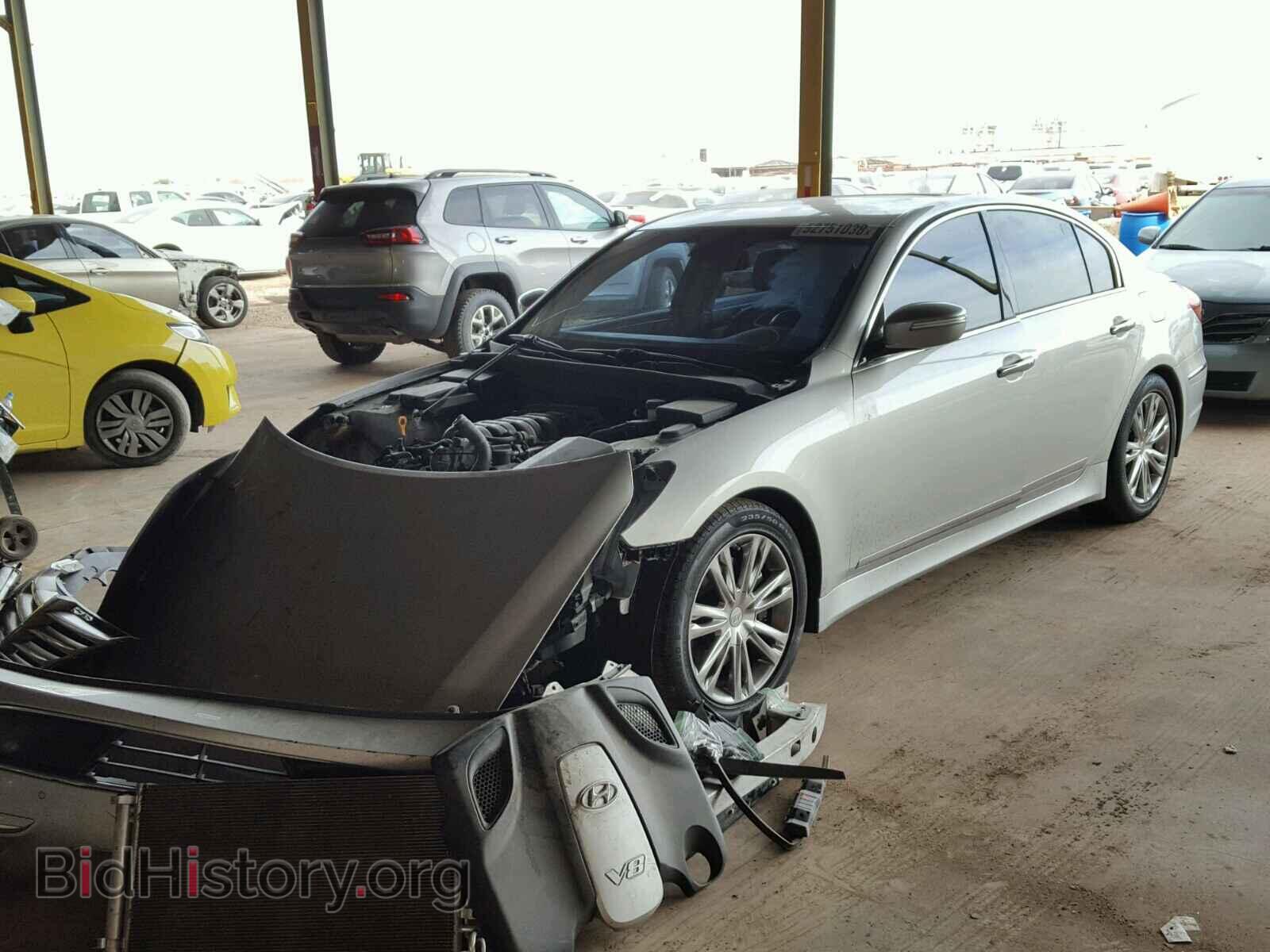 2012 HYUNDAI GENESIS - VIN: KMHGC4DF5CU175509 - Фото 2