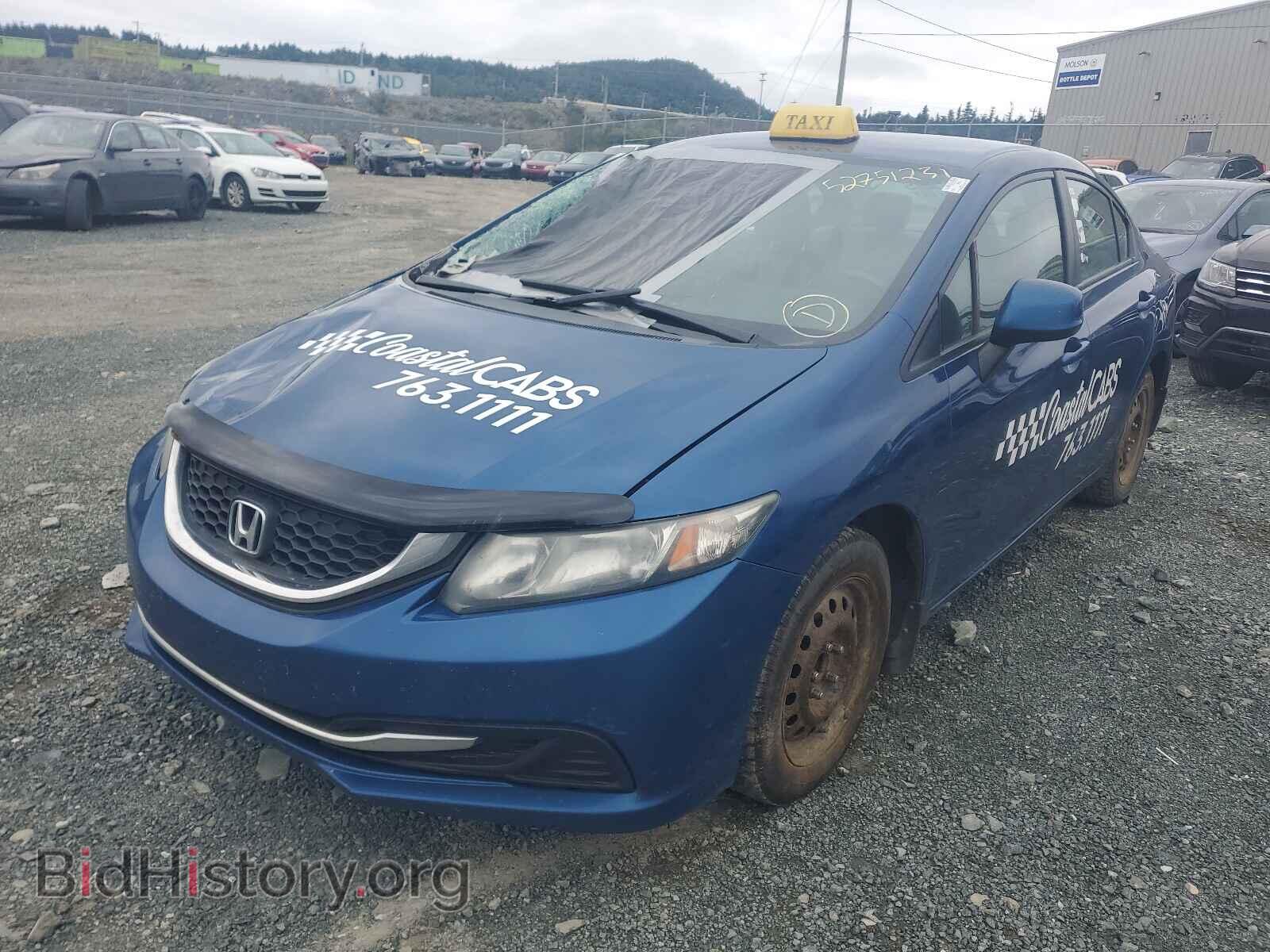 2013 HONDA CIVIC - VIN: 2HGFB2F49DH004402 - Фото 2